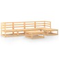 vidaXL 6-tlg. Garten-Lounge-Set Massivholz Kiefer vidaXL 6-tlg. Garten-Lounge-Set Massivholz Kiefer