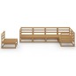 vidaXL 6-tlg. Garten-Lounge-Set Honigbraun Massivholz Kiefer vidaXL 6-tlg. Garten-Lounge-Set Honigbraun Massivholz Kiefer