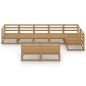 vidaXL 8-tlg. Garten-Lounge-Set Honigbraun Massivholz Kiefer vidaXL 8-tlg. Garten-Lounge-Set Honigbraun Massivholz Kiefer
