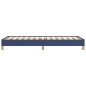 Bettgestell Blau 90x190 cm Stoff Bettgestell Blau 90x190 cm Stoff