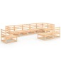 vidaXL 9-tlg. Garten-Lounge-Set Massivholz Kiefer vidaXL 9-tlg. Garten-Lounge-Set Massivholz Kiefer