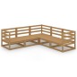 vidaXL 5-tlg. Garten-Lounge-Set Honigbraun Massivholz Kiefer vidaXL 5-tlg. Garten-Lounge-Set Honigbraun Massivholz Kiefer