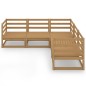 vidaXL 5-tlg. Garten-Lounge-Set Honigbraun Massivholz Kiefer vidaXL 5-tlg. Garten-Lounge-Set Honigbraun Massivholz Kiefer