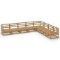vidaXL 8-tlg. Garten-Lounge-Set Honigbraun Massivholz Kiefer vidaXL 8-tlg. Garten-Lounge-Set Honigbraun Massivholz Kiefer