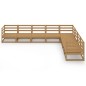 vidaXL 8-tlg. Garten-Lounge-Set Honigbraun Massivholz Kiefer vidaXL 8-tlg. Garten-Lounge-Set Honigbraun Massivholz Kiefer
