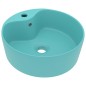 vidaXL Luxus-Waschbecken mit Überlauf Matt Hellgrün 36x13 cm Keramik vidaXL Luxus-Waschbecken mit Überlauf Matt Hellgrün 36x13 cm Keramik