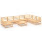 vidaXL 9-tlg. Garten-Lounge-Set Massivholz Kiefer vidaXL 9-tlg. Garten-Lounge-Set Massivholz Kiefer