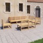 vidaXL 9-tlg. Garten-Lounge-Set Massivholz Kiefer vidaXL 9-tlg. Garten-Lounge-Set Massivholz Kiefer