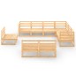vidaXL 9-tlg. Garten-Lounge-Set Massivholz Kiefer vidaXL 9-tlg. Garten-Lounge-Set Massivholz Kiefer