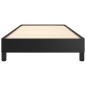 Bettgestell Schwarz 90x190 cm Kunstleder Bettgestell Schwarz 90x190 cm Kunstleder