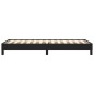 Bettgestell Schwarz 90x190 cm Kunstleder Bettgestell Schwarz 90x190 cm Kunstleder