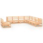vidaXL 9-tlg. Garten-Lounge-Set Massivholz Kiefer vidaXL 9-tlg. Garten-Lounge-Set Massivholz Kiefer
