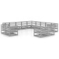 vidaXL 13-tlg. Garten-Lounge-Set Massivholz Kiefer vidaXL 13-tlg. Garten-Lounge-Set Massivholz Kiefer