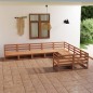 vidaXL 9-tlg. Garten-Lounge-Set Massivholz Kiefer vidaXL 9-tlg. Garten-Lounge-Set Massivholz Kiefer