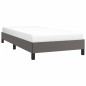 vidaXL Bettgestell Grau 90x190 cm Kunstleder vidaXL Bettgestell Grau 90x190 cm Kunstleder