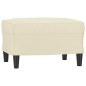 vidaXL 3-tlg. Sofagarnitur mit Kissen Creme Kunstleder vidaXL 3-tlg. Sofagarnitur mit Kissen Creme Kunstleder