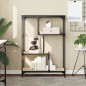vidaXL Bücherregal Sonoma-Eiche 81x36x115 cm Holzwerkstoff und Stahl vidaXL Bücherregal Sonoma-Eiche 81x36x115 cm Holzwerkstoff und Stahl