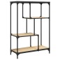 vidaXL Bücherregal Sonoma-Eiche 81x36x115 cm Holzwerkstoff und Stahl vidaXL Bücherregal Sonoma-Eiche 81x36x115 cm Holzwerkstoff und Stahl