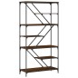 vidaXL Bücherregal Braun Eichen-Optik 91x36x176 cm Holzwerkstoff vidaXL Bücherregal Braun Eichen-Optik 91x36x176 cm Holzwerkstoff