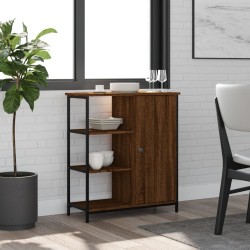 vidaXL Sideboard Braun Eichen-Optik 70x30x80 cm Holzwerkstoff