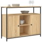 vidaXL Sideboard Sonoma-Eiche 100x35x80 cm Holzwerkstoff vidaXL Sideboard Sonoma-Eiche 100x35x80 cm Holzwerkstoff