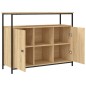 vidaXL Sideboard Sonoma-Eiche 100x35x80 cm Holzwerkstoff vidaXL Sideboard Sonoma-Eiche 100x35x80 cm Holzwerkstoff