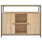 vidaXL Sideboard Sonoma-Eiche 100x35x80 cm Holzwerkstoff vidaXL Sideboard Sonoma-Eiche 100x35x80 cm Holzwerkstoff