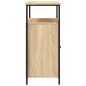 vidaXL Sideboard Sonoma-Eiche 100x35x80 cm Holzwerkstoff vidaXL Sideboard Sonoma-Eiche 100x35x80 cm Holzwerkstoff