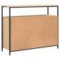 vidaXL Sideboard Sonoma-Eiche 100x35x80 cm Holzwerkstoff vidaXL Sideboard Sonoma-Eiche 100x35x80 cm Holzwerkstoff