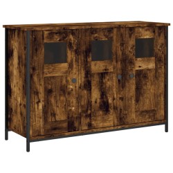 vidaXL Sideboard Räuchereiche 100x35x70 cm Holzwerkstoff