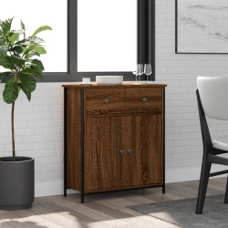 vidaXL Sideboard Braun Eichen-Optik 70x30x80 cm Holzwerkstoff