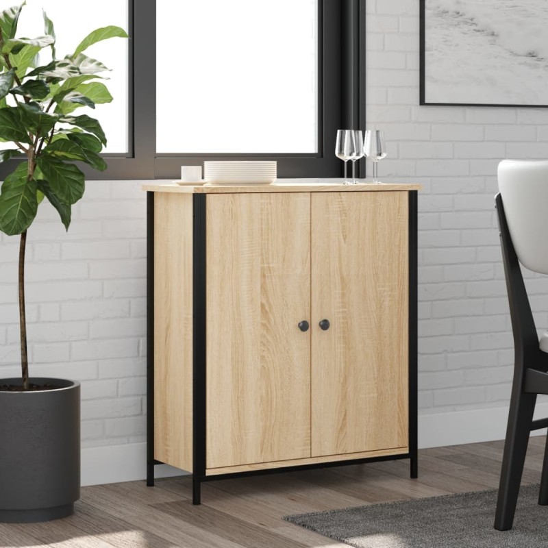 vidaXL Sideboard Sonoma-Eiche 70x30x80 cm Holzwerkstoff vidaXL Sideboard Sonoma-Eiche 70x30x80 cm Holzwerkstoff