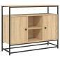 vidaXL Sideboard Sonoma-Eiche 100x35x80 cm Holzwerkstoff vidaXL Sideboard Sonoma-Eiche 100x35x80 cm Holzwerkstoff