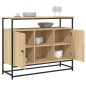 vidaXL Sideboard Sonoma-Eiche 100x35x80 cm Holzwerkstoff vidaXL Sideboard Sonoma-Eiche 100x35x80 cm Holzwerkstoff