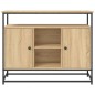 vidaXL Sideboard Sonoma-Eiche 100x35x80 cm Holzwerkstoff vidaXL Sideboard Sonoma-Eiche 100x35x80 cm Holzwerkstoff
