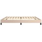 Bettgestell Cappuccino-Braun 200x200 cm Kunstleder Bettgestell Cappuccino-Braun 200x200 cm Kunstleder