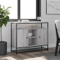vidaXL Sideboard Grau Sonoma 100x35x80 cm Holzwerkstoff vidaXL Sideboard Grau Sonoma 100x35x80 cm Holzwerkstoff