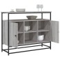 vidaXL Sideboard Grau Sonoma 100x35x80 cm Holzwerkstoff vidaXL Sideboard Grau Sonoma 100x35x80 cm Holzwerkstoff