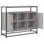 vidaXL Sideboard Grau Sonoma 100x35x80 cm Holzwerkstoff vidaXL Sideboard Grau Sonoma 100x35x80 cm Holzwerkstoff