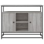 vidaXL Sideboard Grau Sonoma 100x35x80 cm Holzwerkstoff vidaXL Sideboard Grau Sonoma 100x35x80 cm Holzwerkstoff