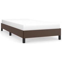 vidaXL Bettgestell Braun 80x200 cm Kunstleder
