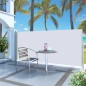 vidaXL Ausziehbare Seitenmarkise 140x300 cm Creme vidaXL Ausziehbare Seitenmarkise 140x300 cm Creme
