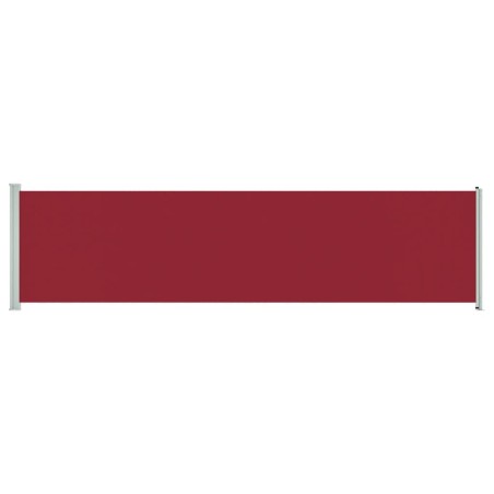 vidaXL Ausziehbare Seitenmarkise 600x160 cm Rot