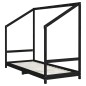 vidaXL Kinderbett Schwarz 2x(80x200) cm Massivholz Kiefer vidaXL Kinderbett Schwarz 2x(80x200) cm Massivholz Kiefer