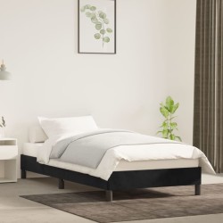 vidaXL Bettgestell Schwarz 90x190 cm Samt