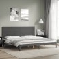 vidaXL Massivholzbett mit Kopfteil Grau 200x200 cm vidaXL Massivholzbett mit Kopfteil Grau 200x200 cm