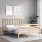 vidaXL Massivholzbett mit Kopfteil 120x200 cm vidaXL Massivholzbett mit Kopfteil 120x200 cm