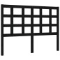 vidaXL Massivholzbett mit Kopfteil Schwarz 140x190 cm vidaXL Massivholzbett mit Kopfteil Schwarz 140x190 cm