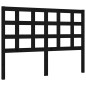 vidaXL Massivholzbett mit Kopfteil Schwarz 120x200 cm vidaXL Massivholzbett mit Kopfteil Schwarz 120x200 cm