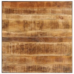 vidaXL Esstisch 110x110x76 cm Massivholz Mango